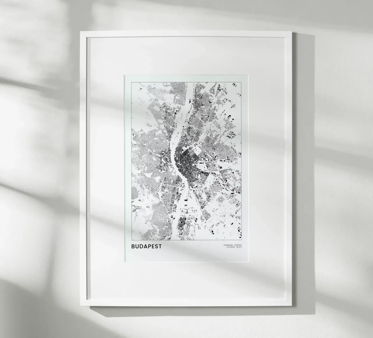 Budapest poster da The Cartography Collection