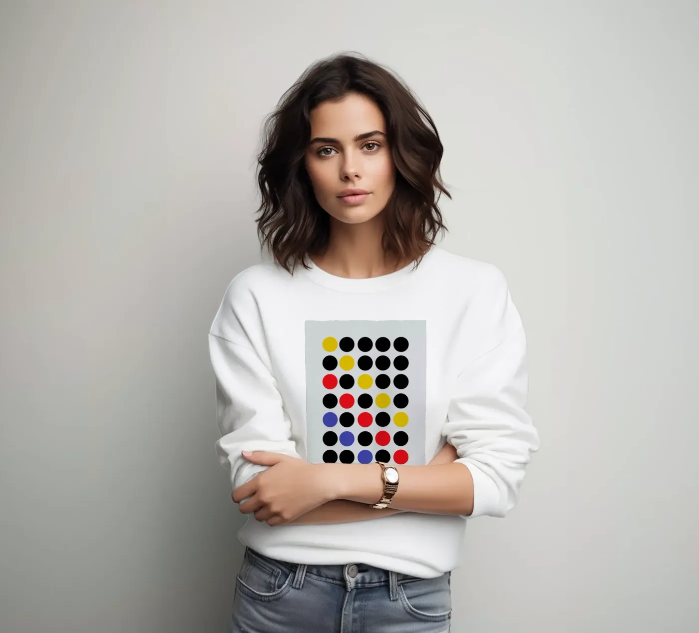Primary Pattern Sweatshirt von Studio One