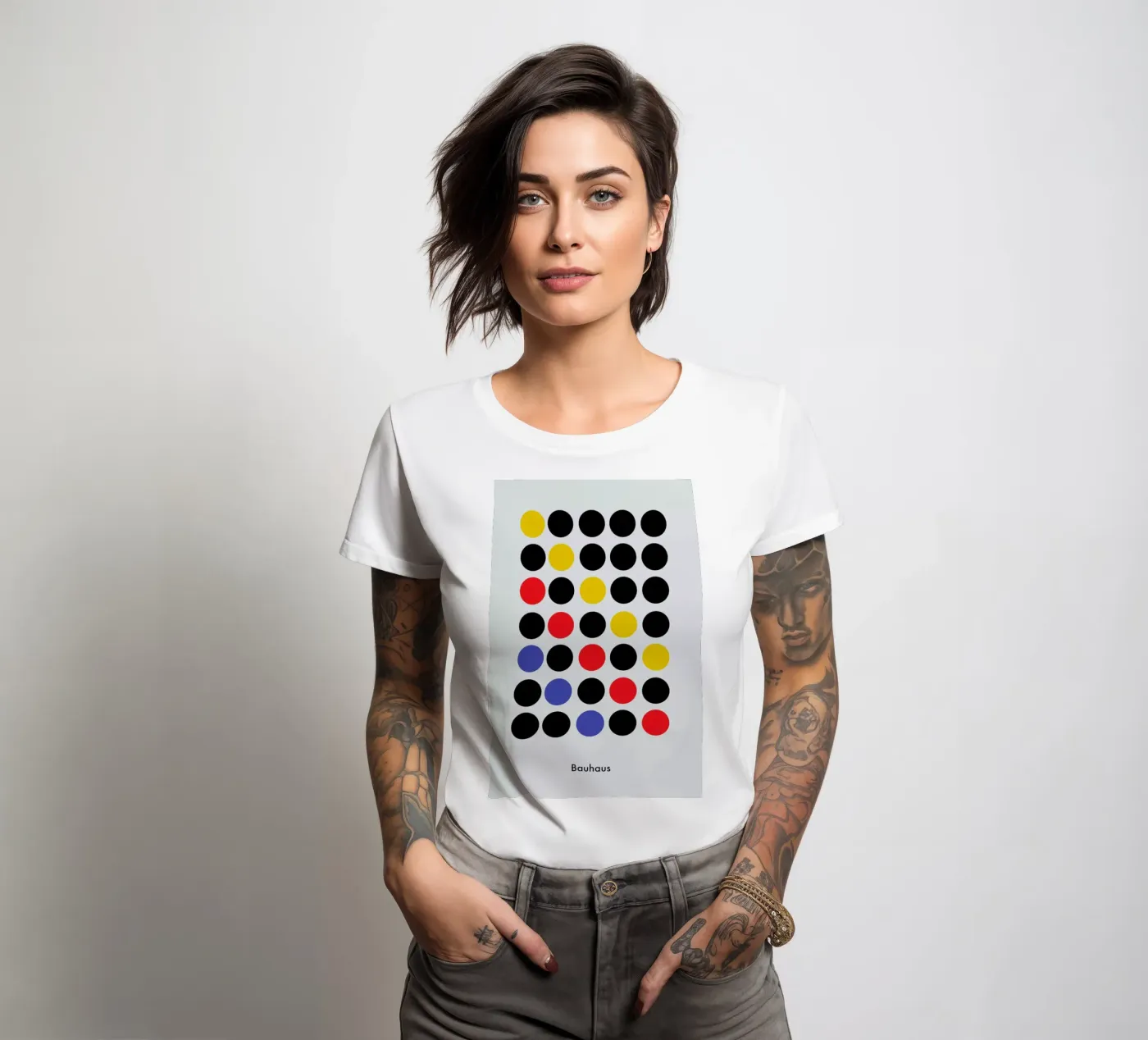 Primary Pattern t-shirt da donna da Studio One