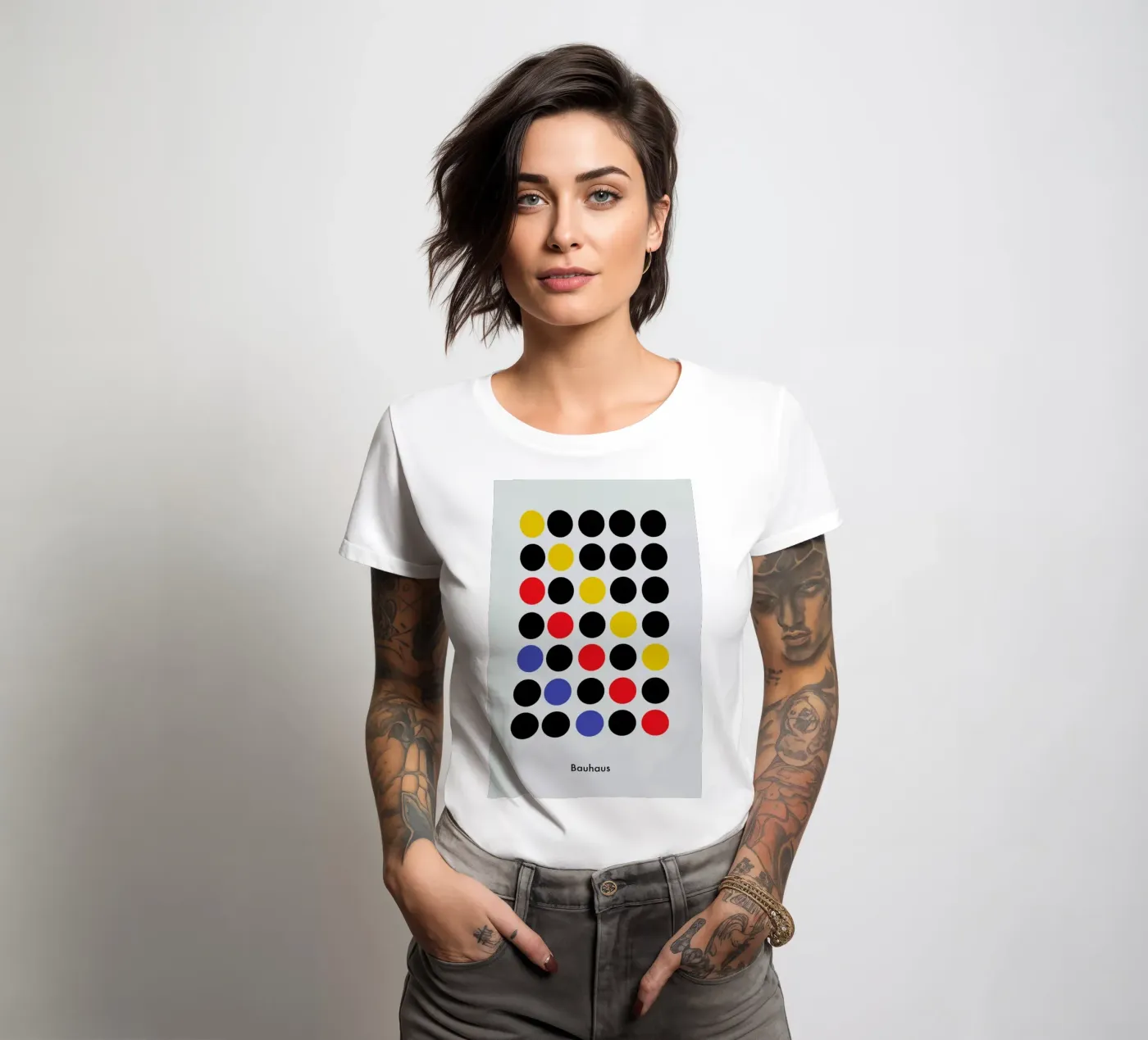 Primary Pattern t-shirt da donna da Studio One