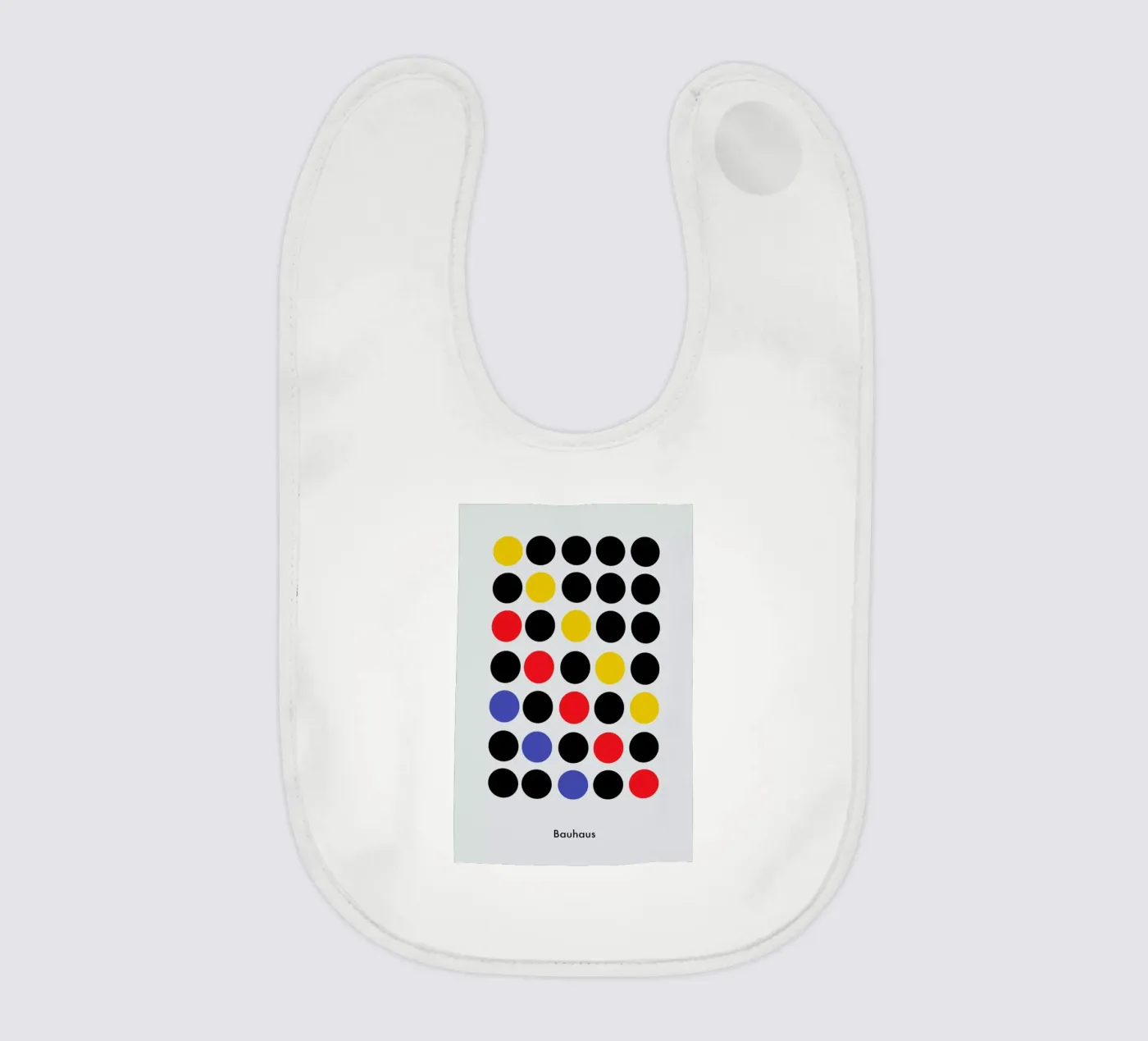 Primary Pattern baby bib by Studio One