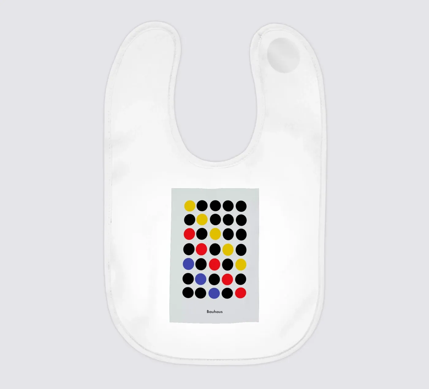 Primary Pattern baby bib by Studio One