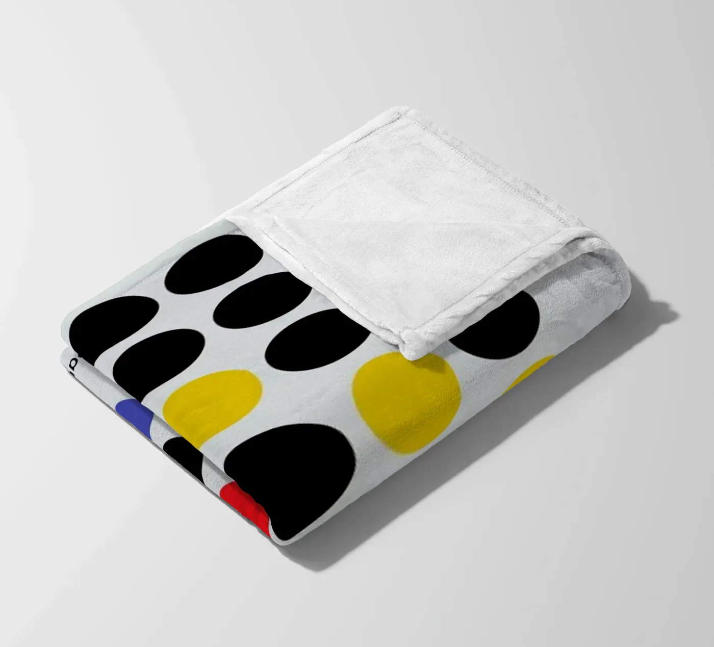 Primary Pattern fleece blanket by Studio One