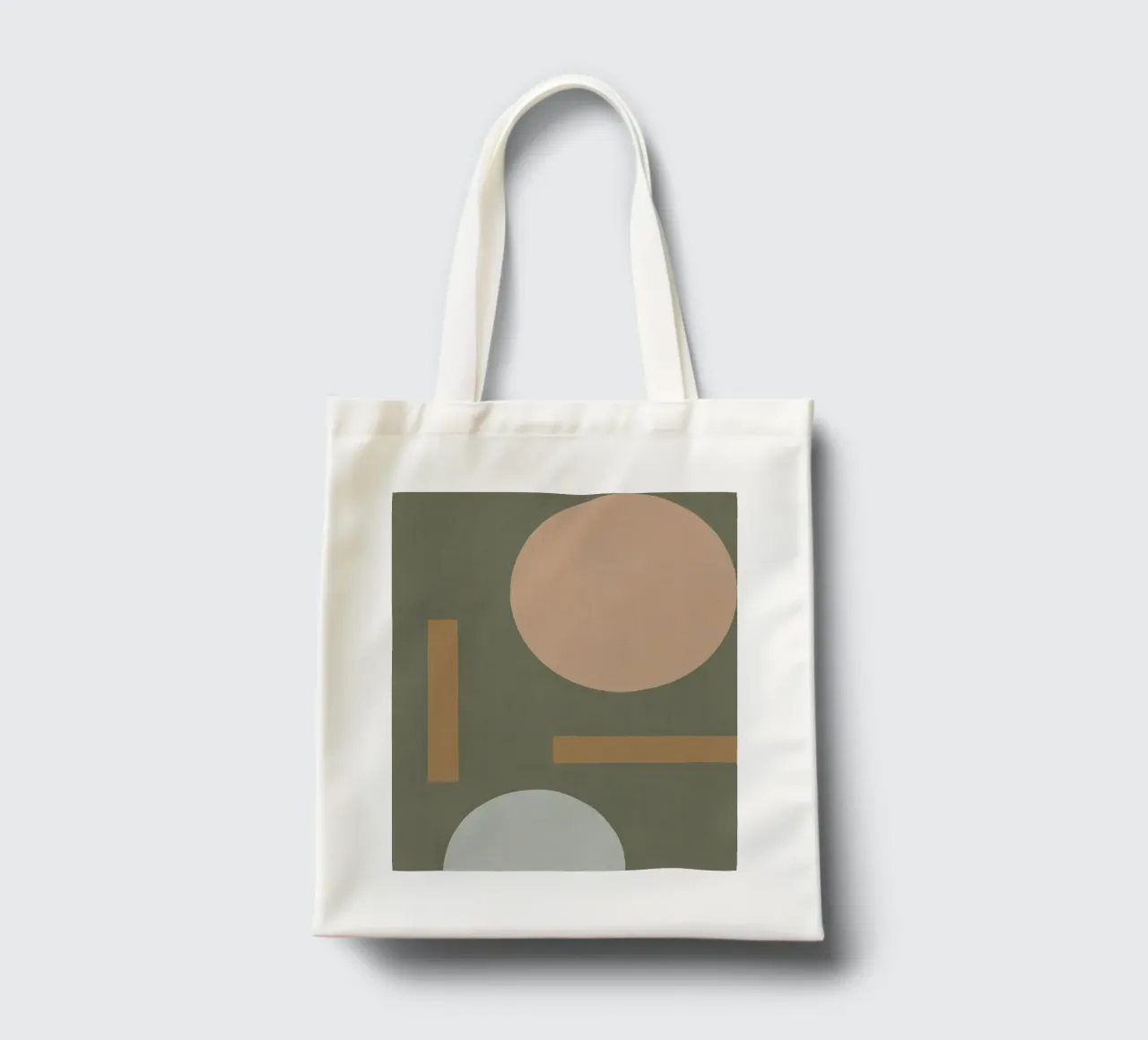 Forme geometriche #2 borsa in juta da Alisa Galitsyna