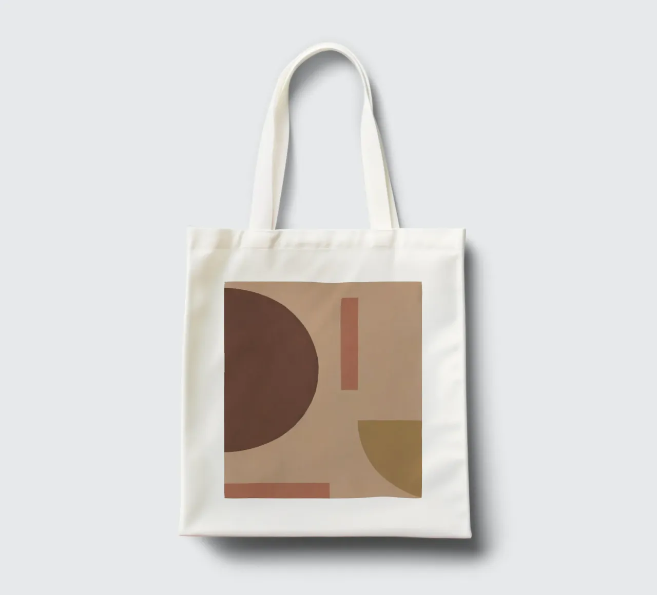 Forme geometriche #2 borsa in juta da Alisa Galitsyna