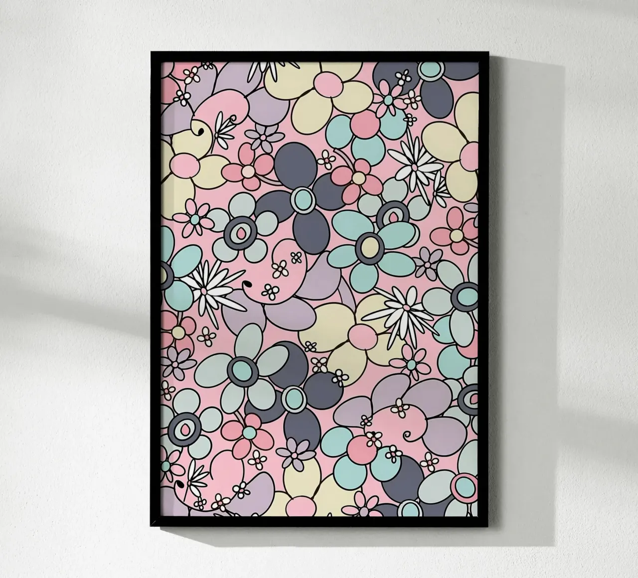 Fiori retrò anni '70 Glam 3 carta hahnemühle da diedrich