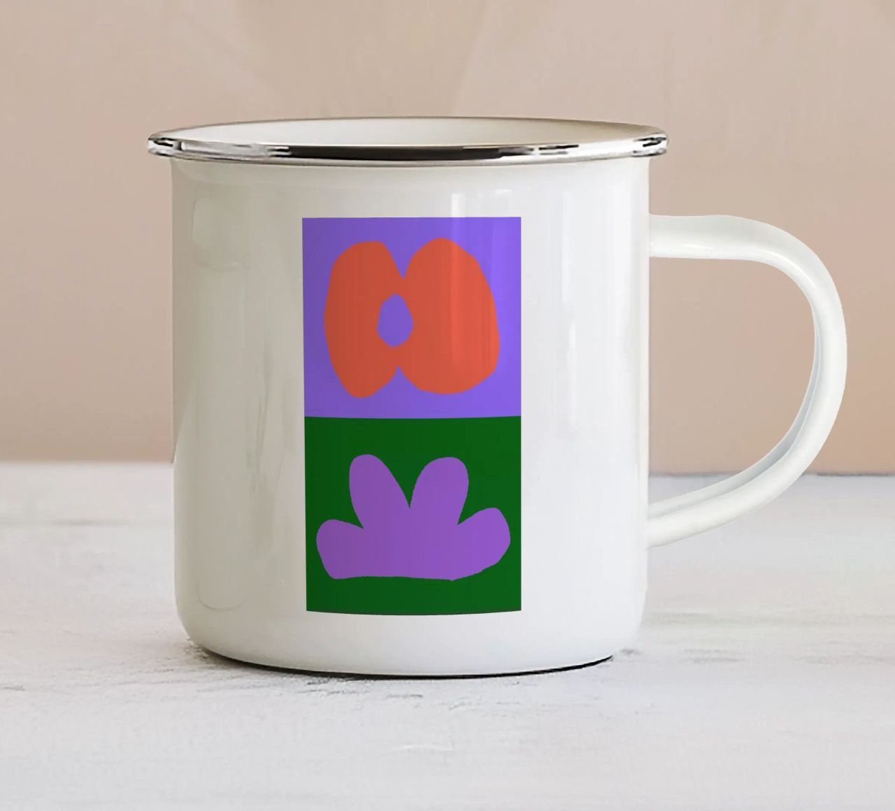 Wild Combination tazza in smalto da Tanja Schaub