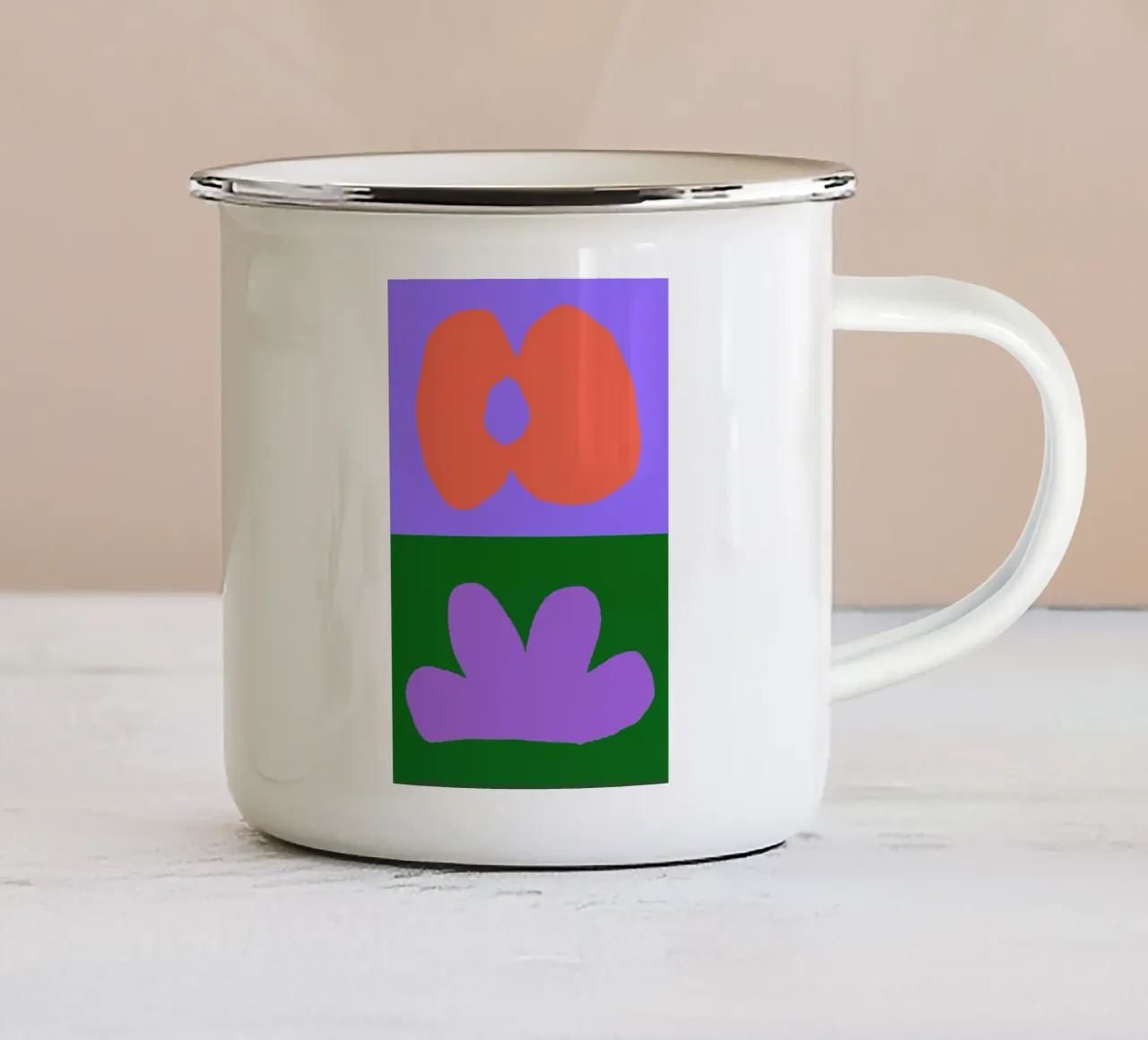 Wild Combination tazza in smalto da Tanja Schaub