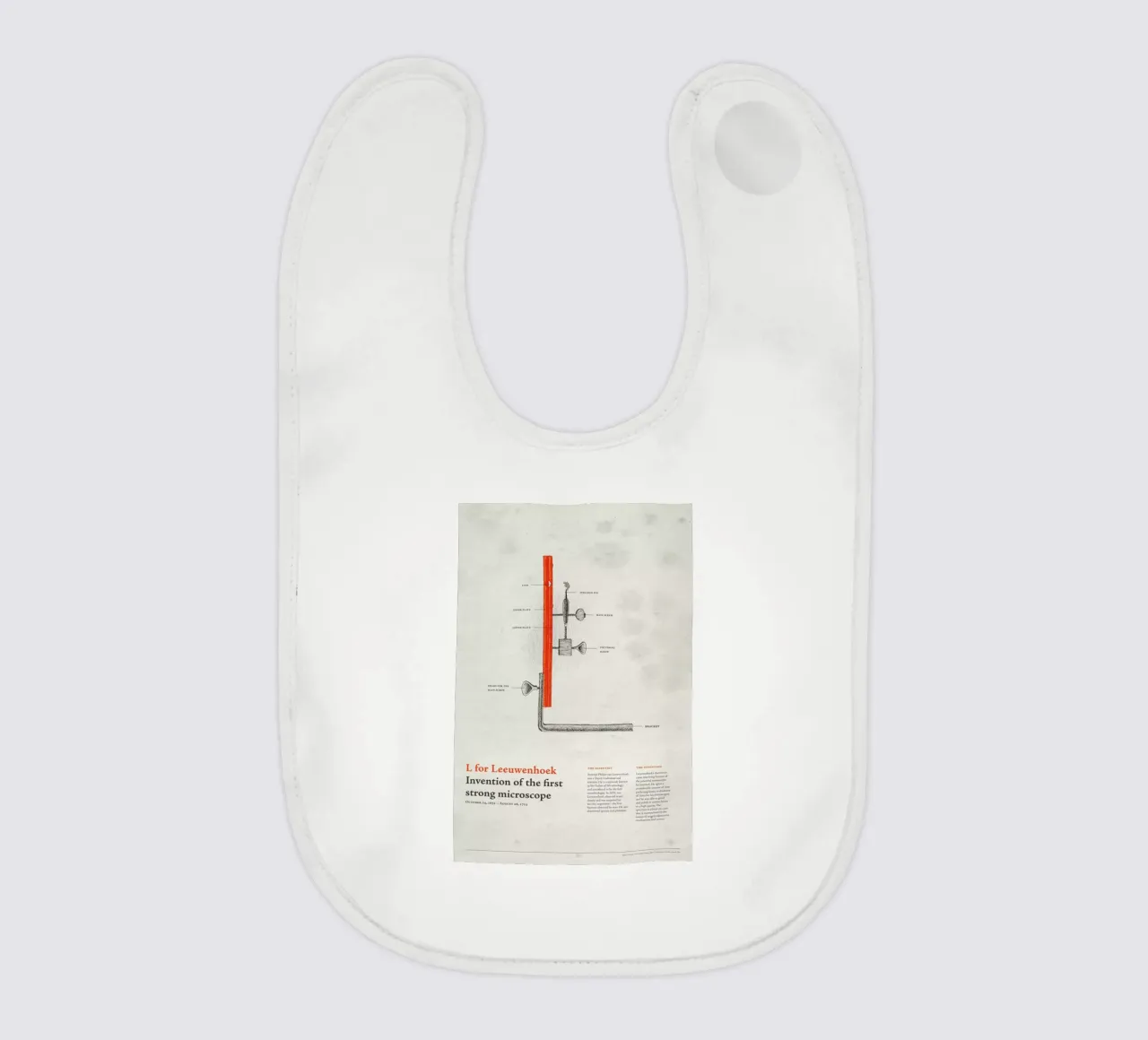 L for Leeuwenhoek bavaglino da Khyati Trehan