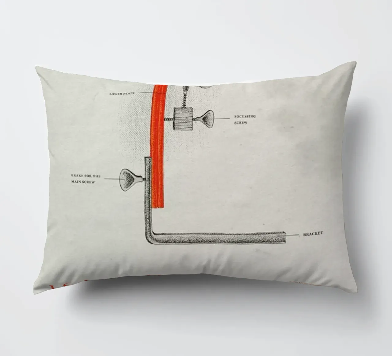 L for Leeuwenhoek cuscino da Khyati Trehan