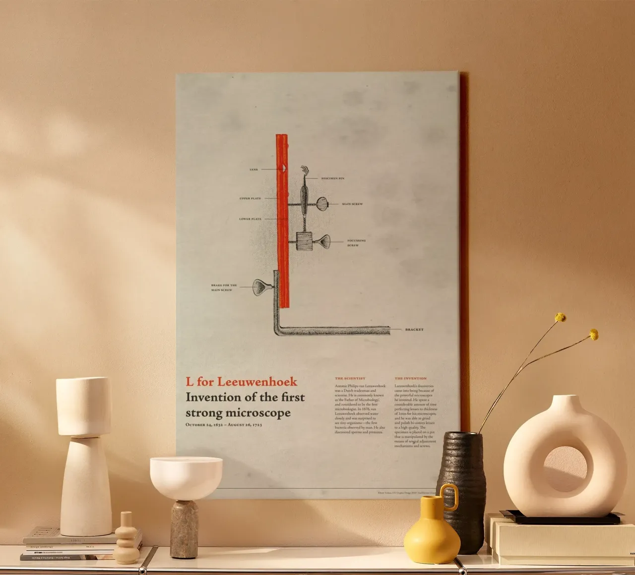 L for Leeuwenhoek tela da Khyati Trehan