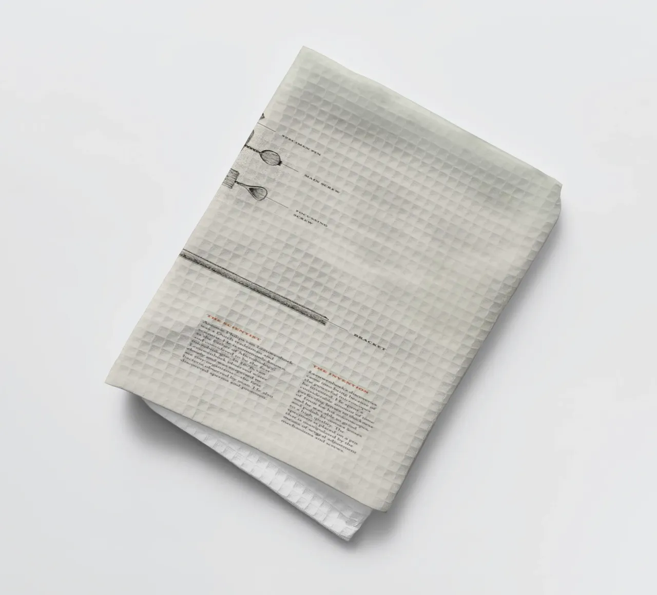 L for Leeuwenhoek Geschirrtuch von Khyati Trehan