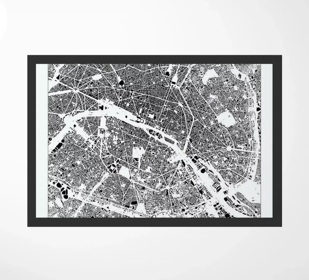 Paris Fußmatte von The Cartography Collection