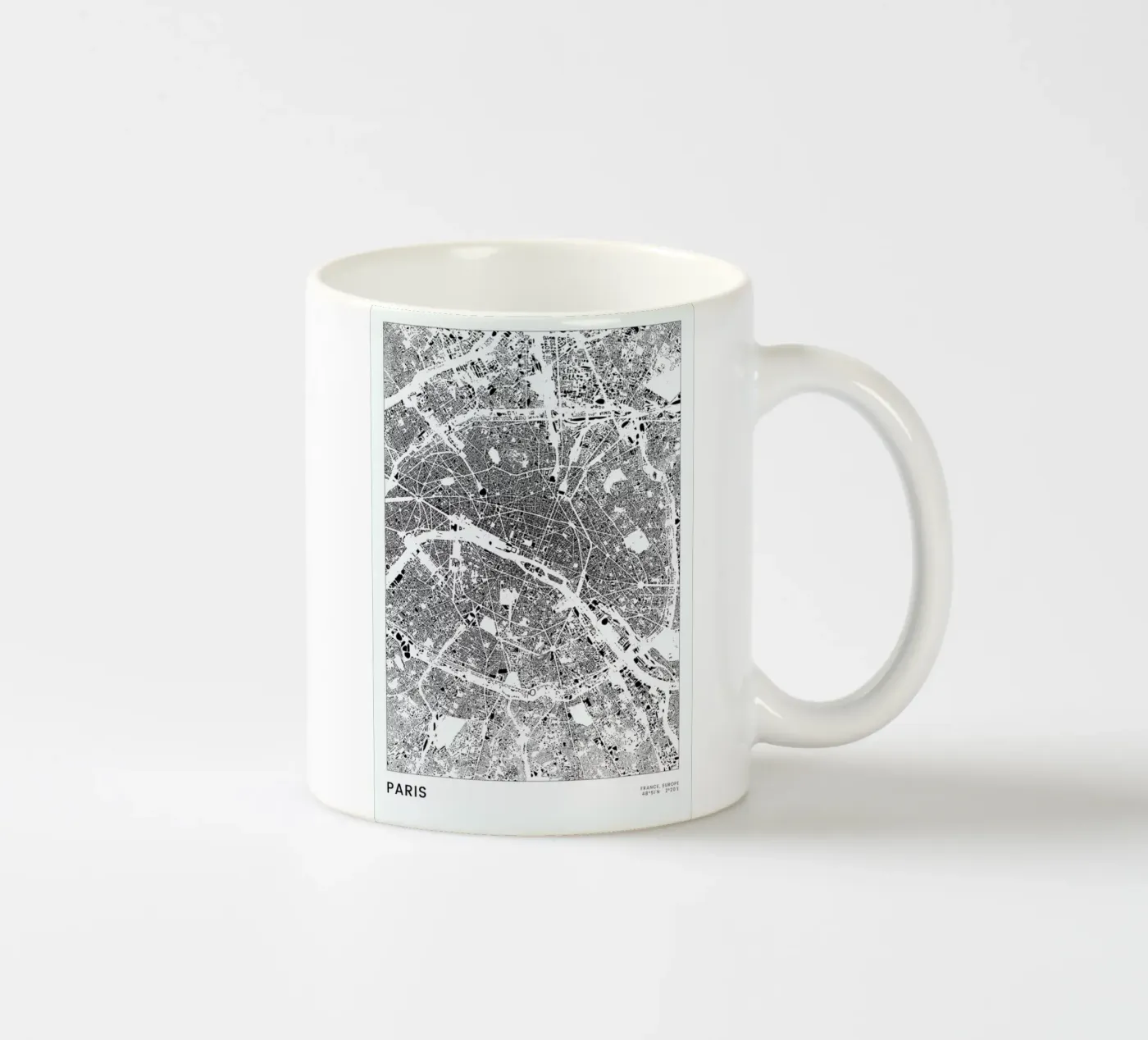 Paris ceramic mug by The Cartography Collection