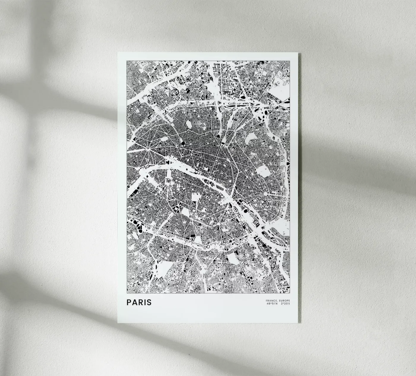 Paris plexiglass da The Cartography Collection
