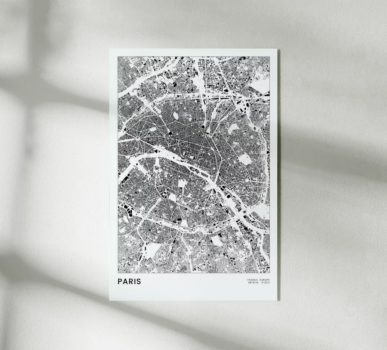 Paris plexiglass da The Cartography Collection