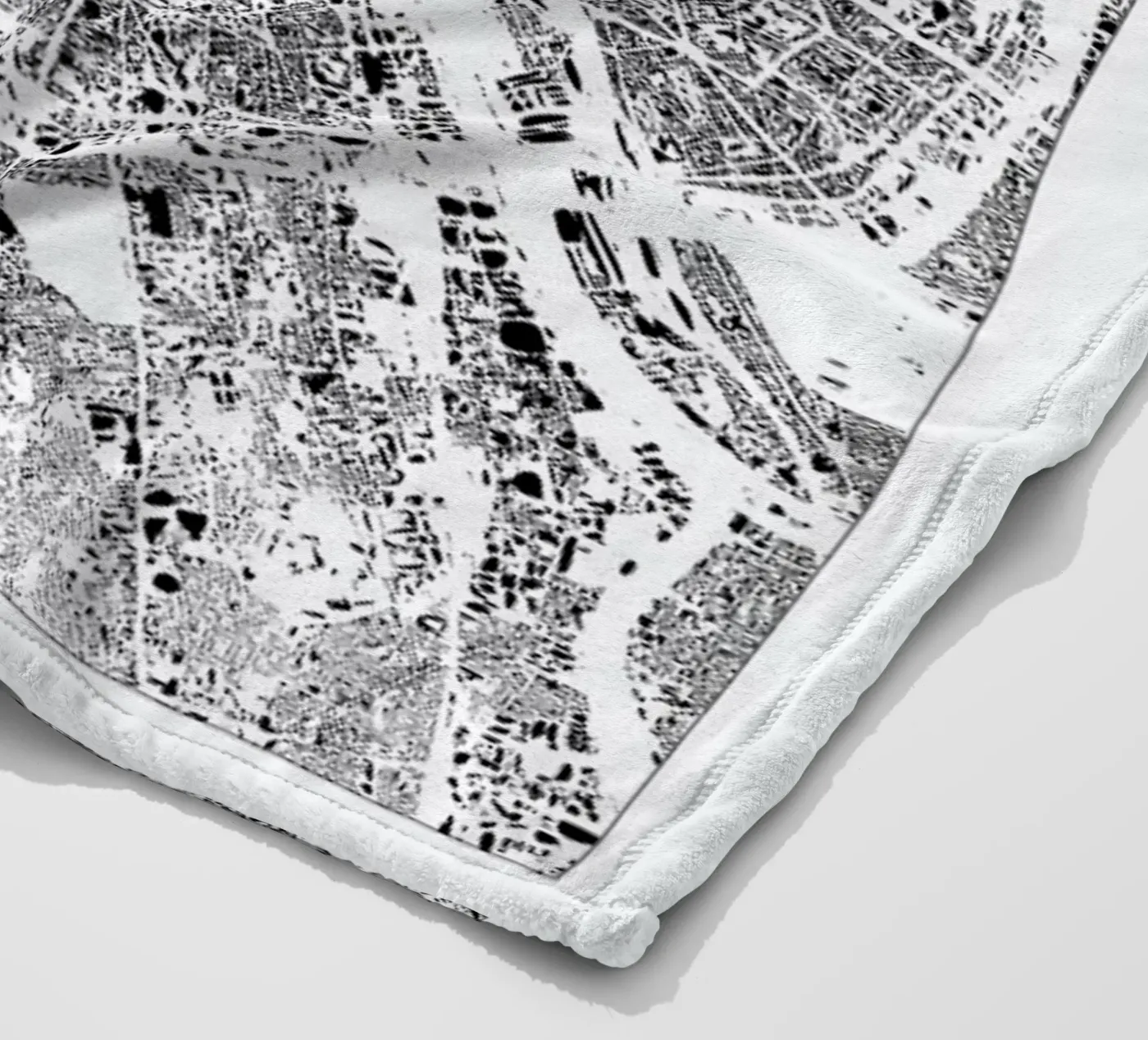 Paris Fleecedecke von The Cartography Collection