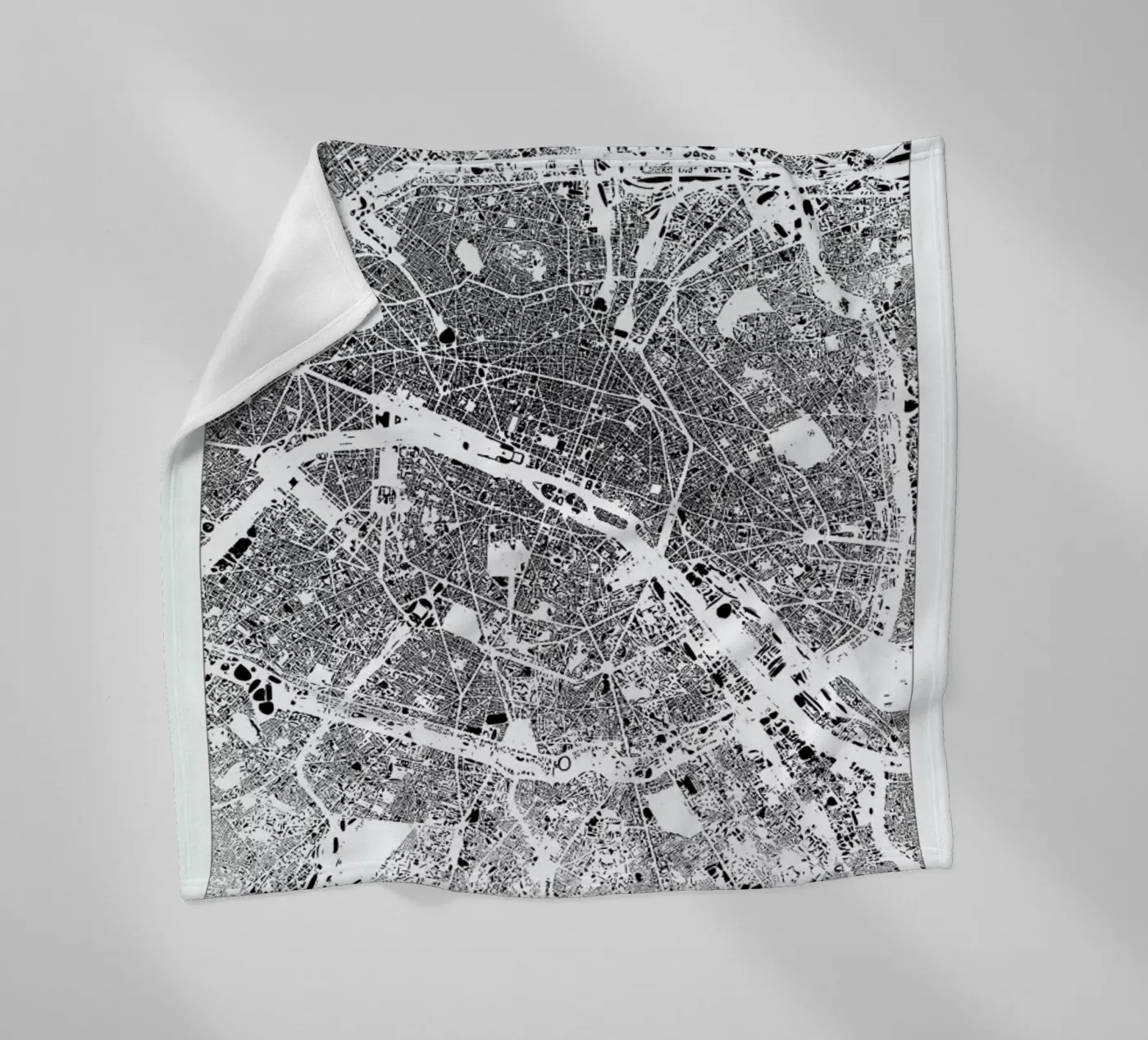 Paris Fleecedecke von The Cartography Collection