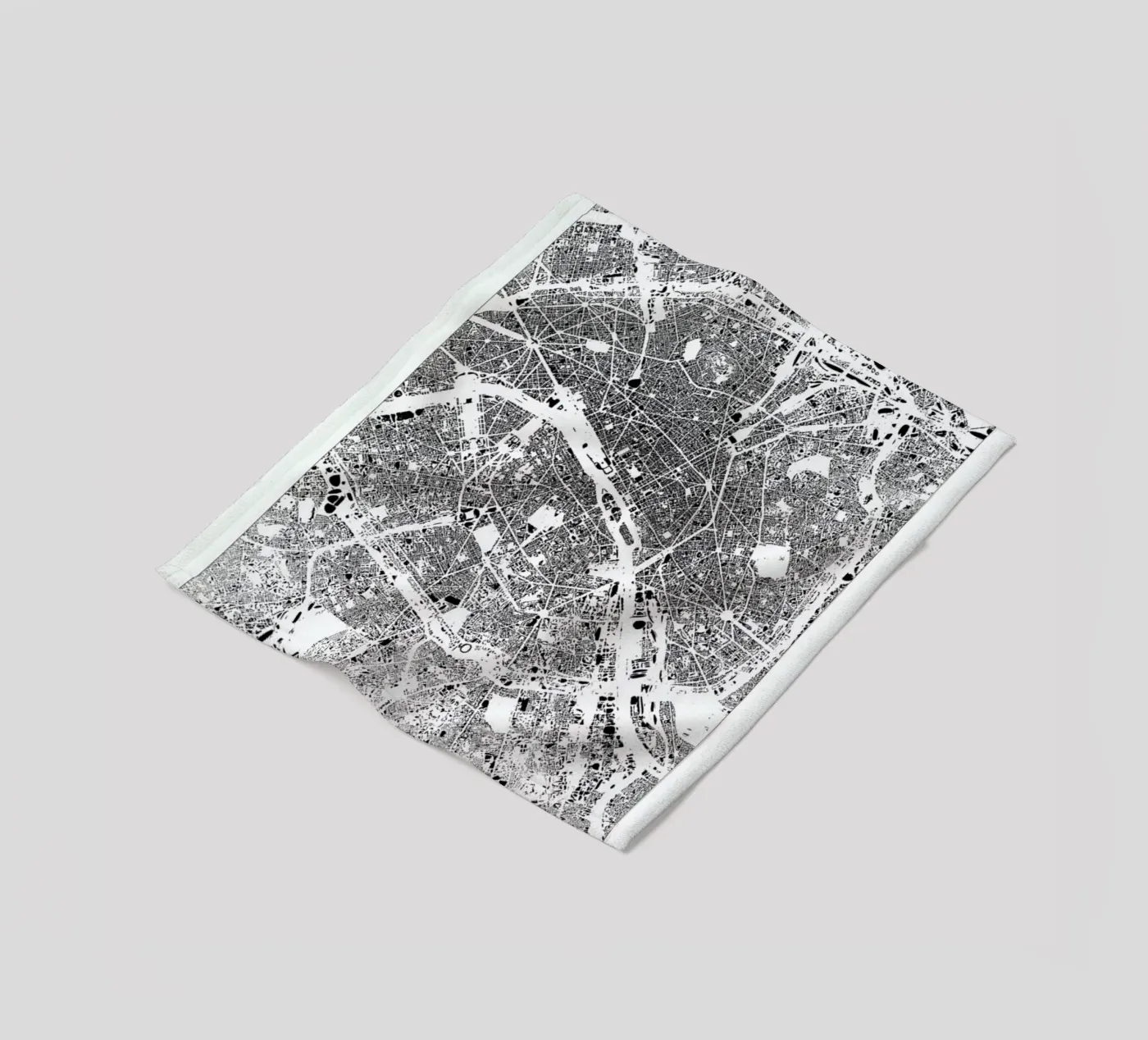 Paris Fleecedecke von The Cartography Collection