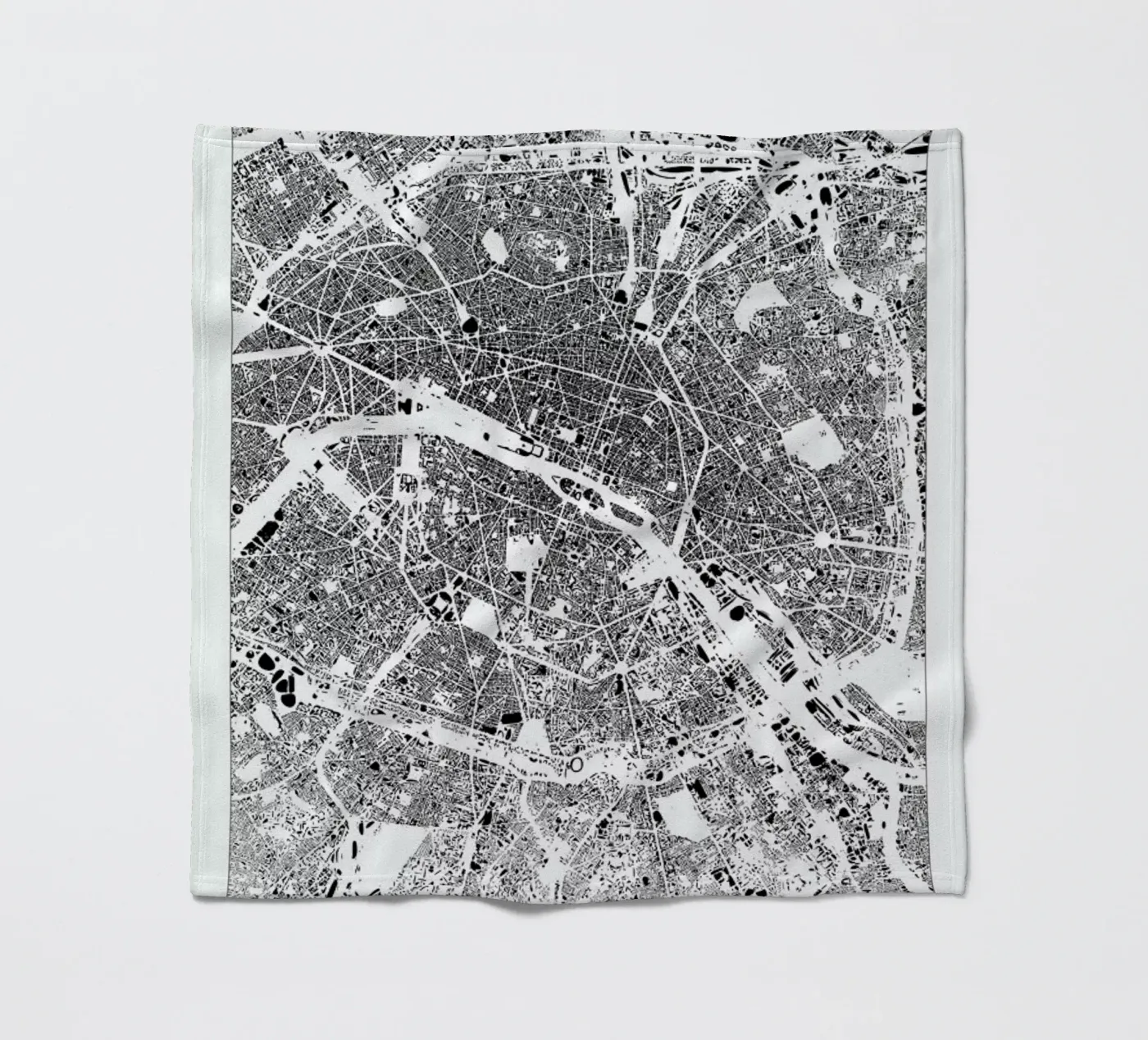Paris Fleecedecke von The Cartography Collection