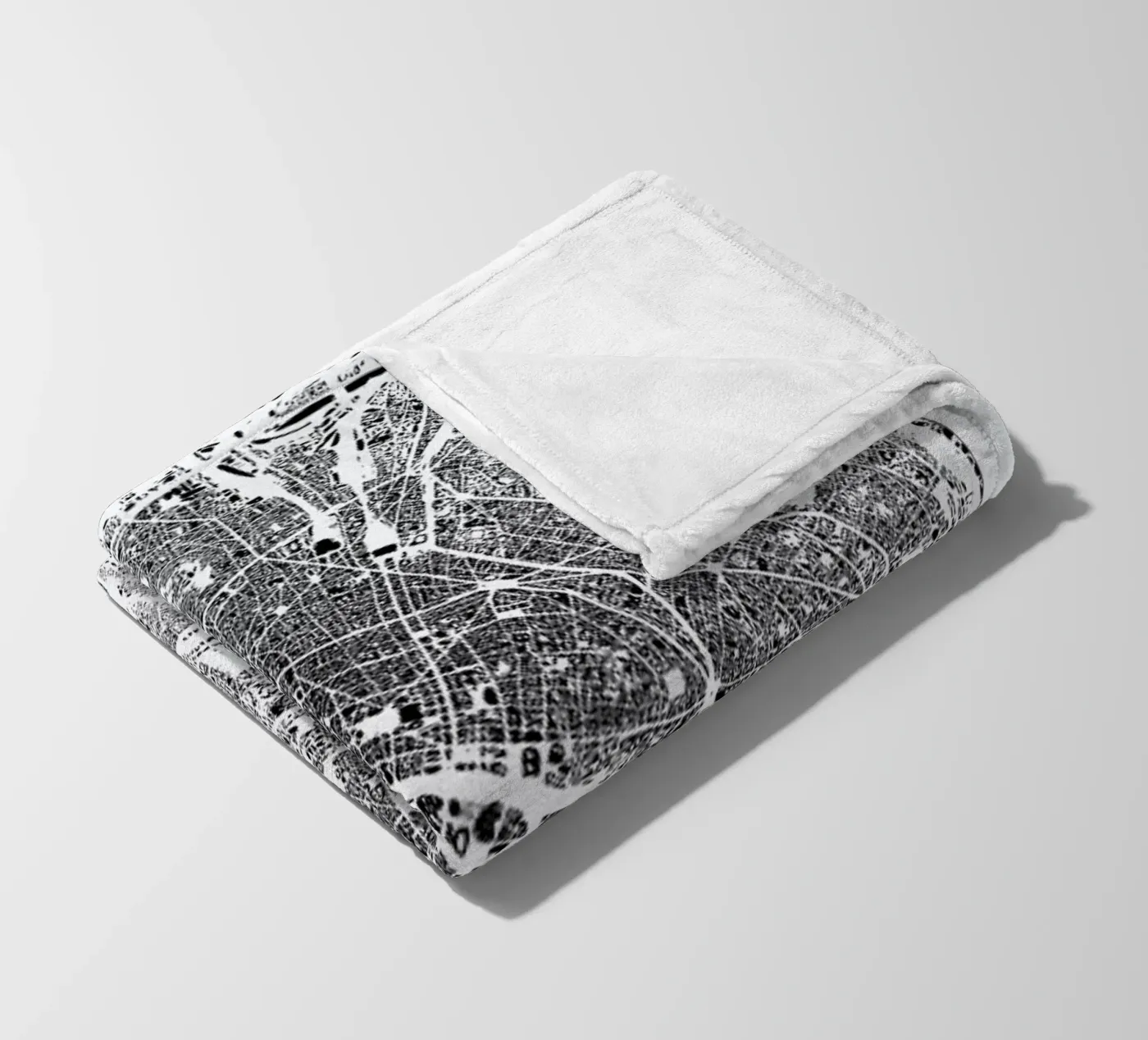 Paris Fleecedecke von The Cartography Collection
