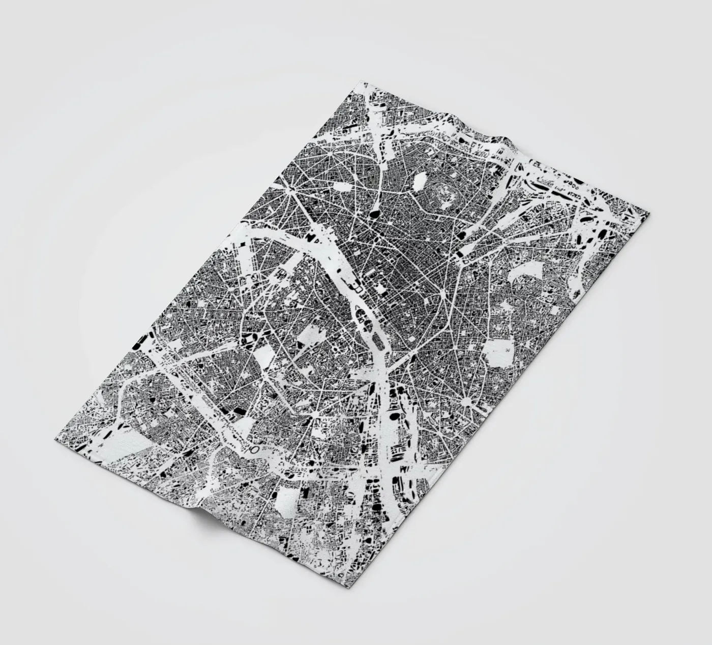 Paris Fleecedecke von The Cartography Collection