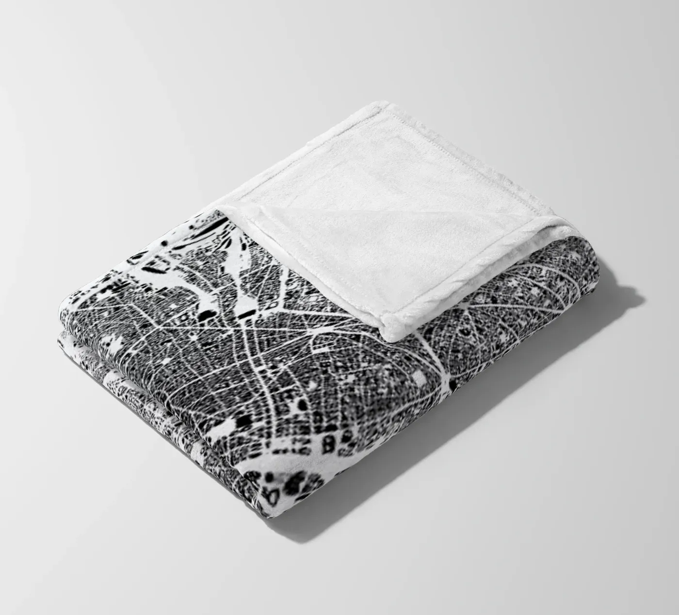 Paris Fleecedecke von The Cartography Collection