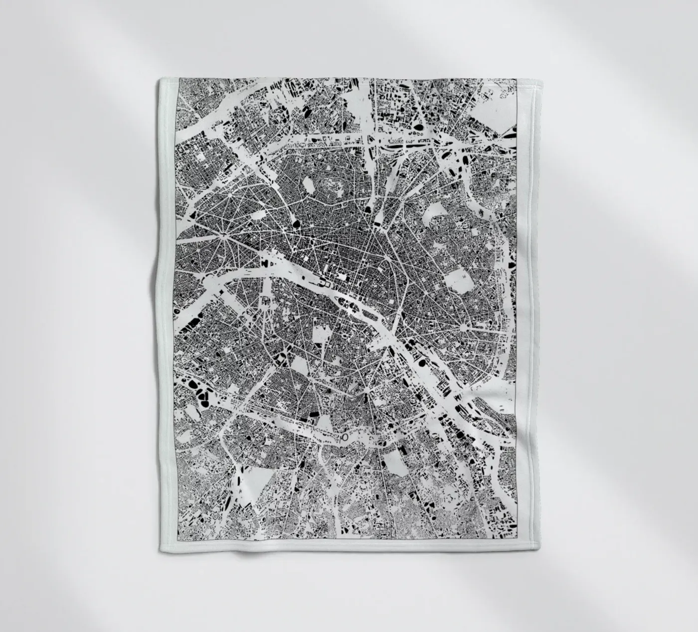Paris Fleecedecke von The Cartography Collection