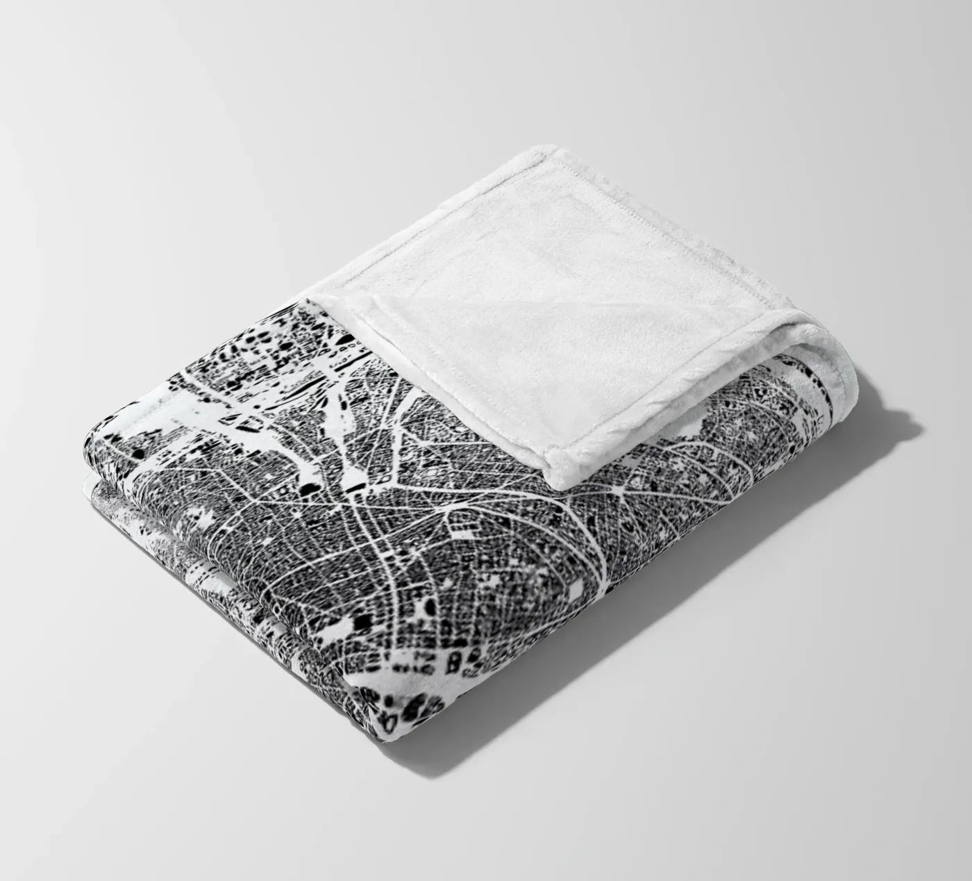 Paris Fleecedecke von The Cartography Collection
