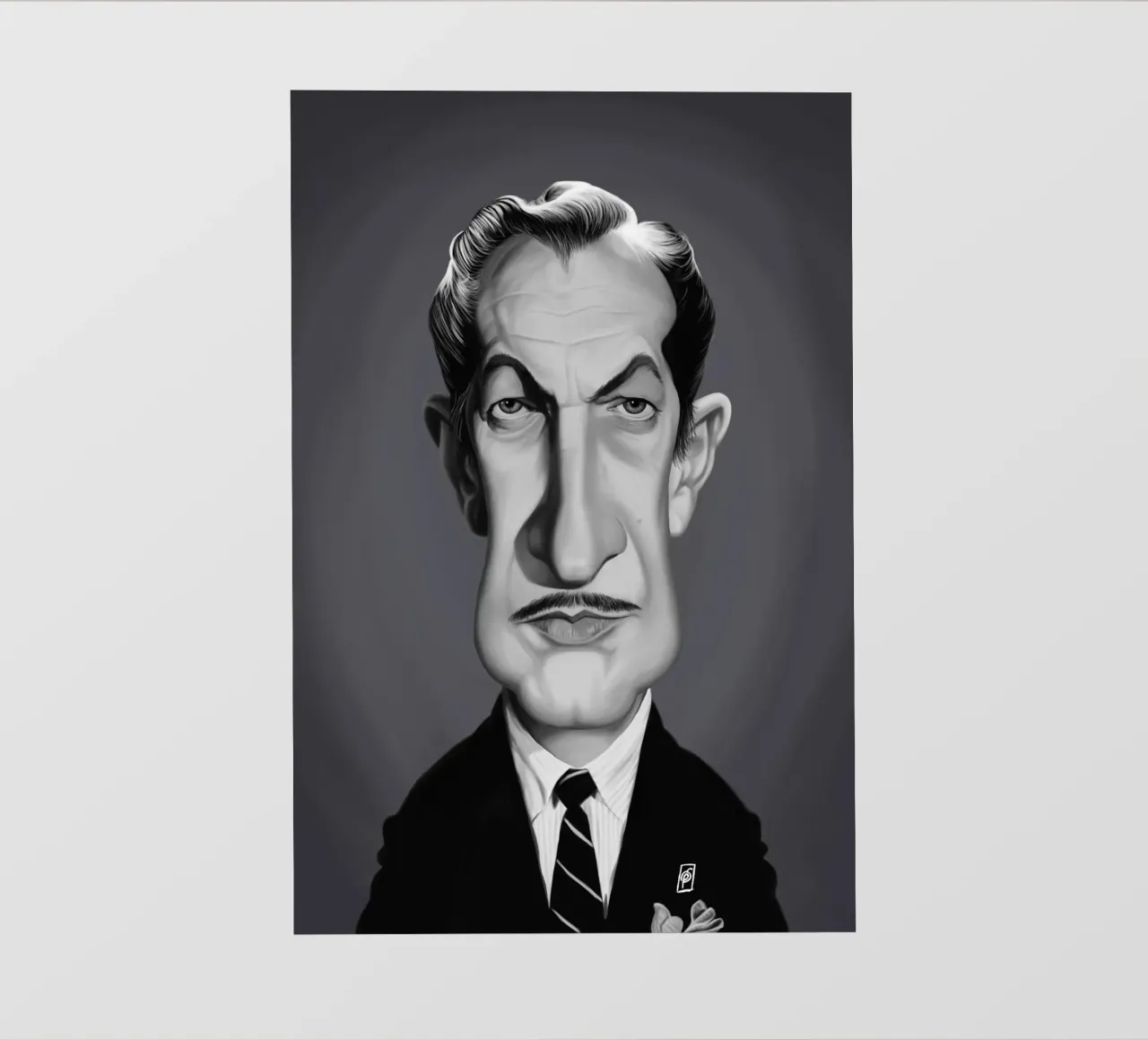 Vincent Price pellicola backlit da Rob Art | Illustration