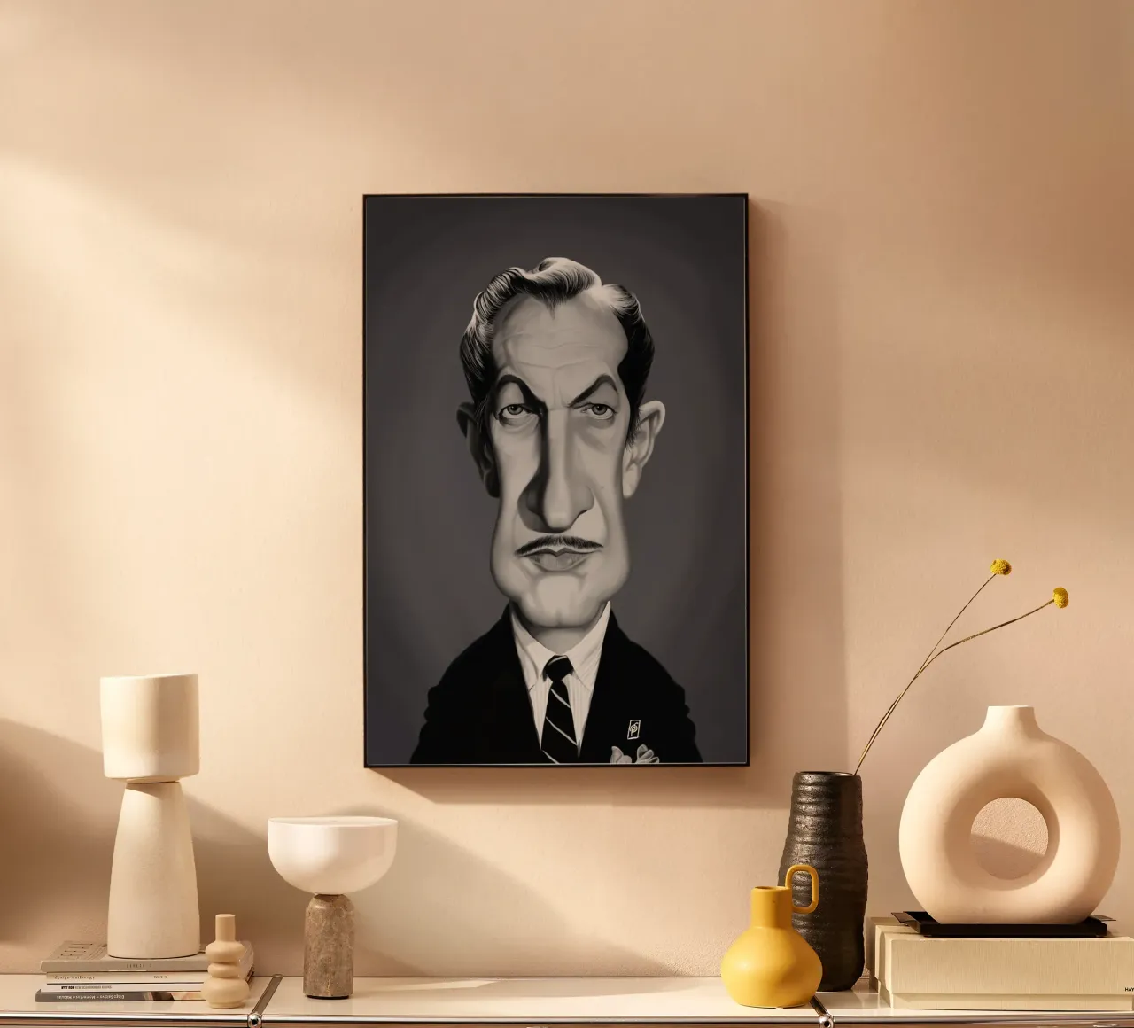 Vincent Price plexiglass da Rob Art | Illustration