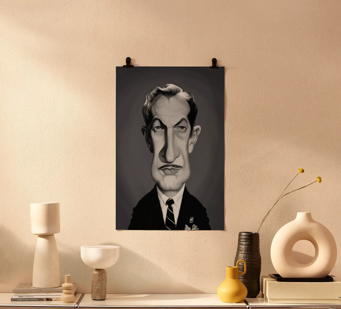 Vincent Price poster da Rob Art | Illustration