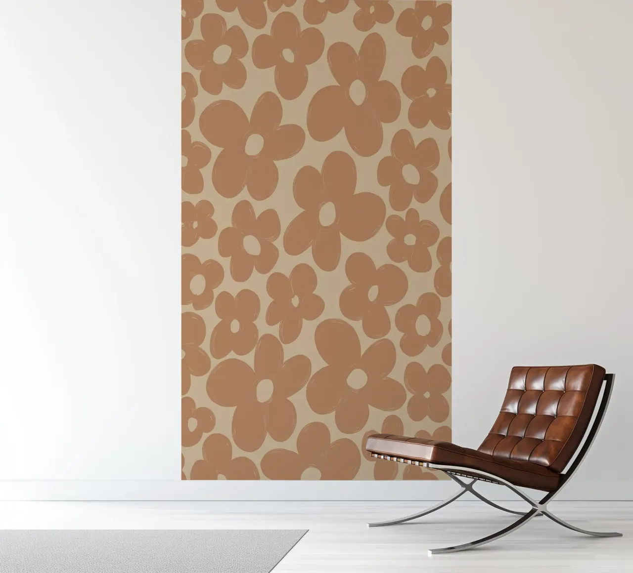 Retro Flowers 7 photo wallpaper by diedrich
