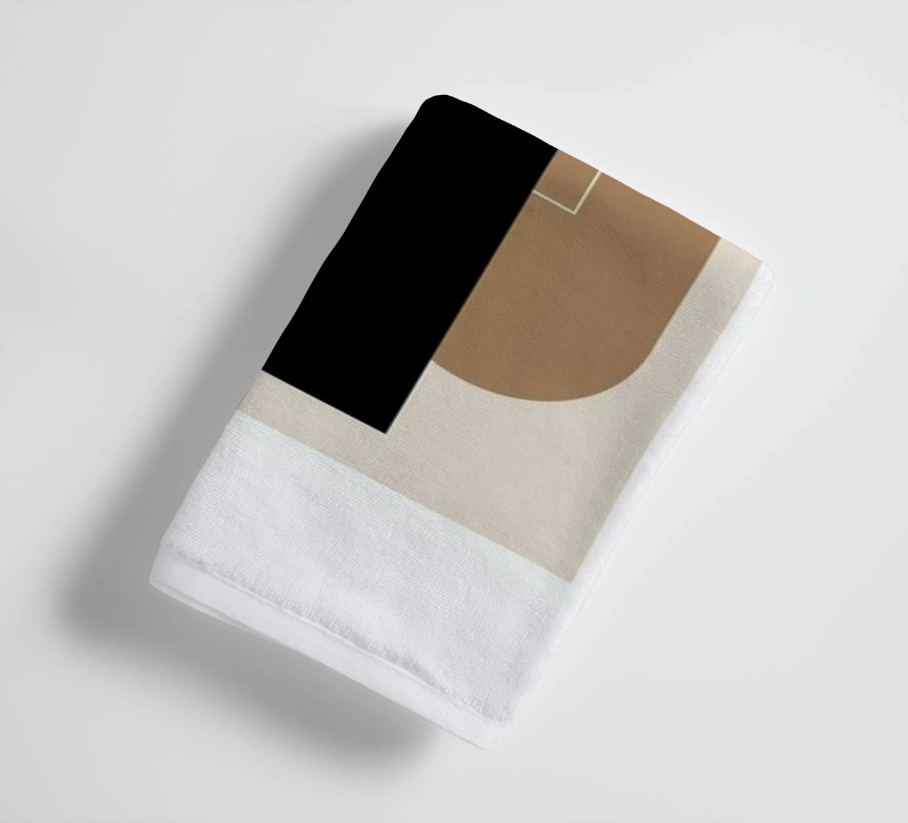 Beige & Brown asciugamano da bagno da Nordic Creators