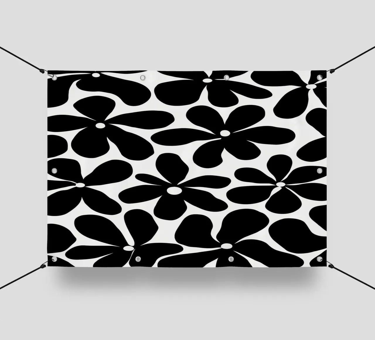 Fiore retrò minimalista 11 telo in pvc da diedrich