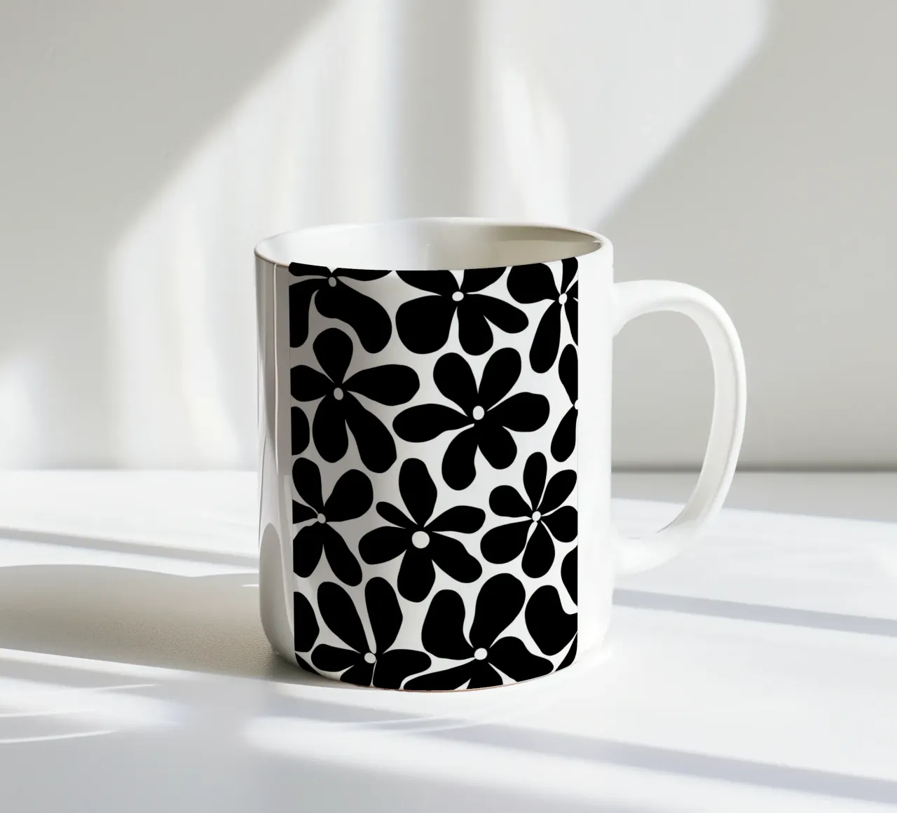 Fiore retrò minimalista 11 tazza in ceramica da diedrich