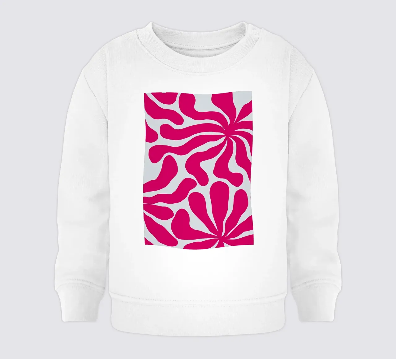 Fiore retrò minimalista 10 felpa neonato da diedrich