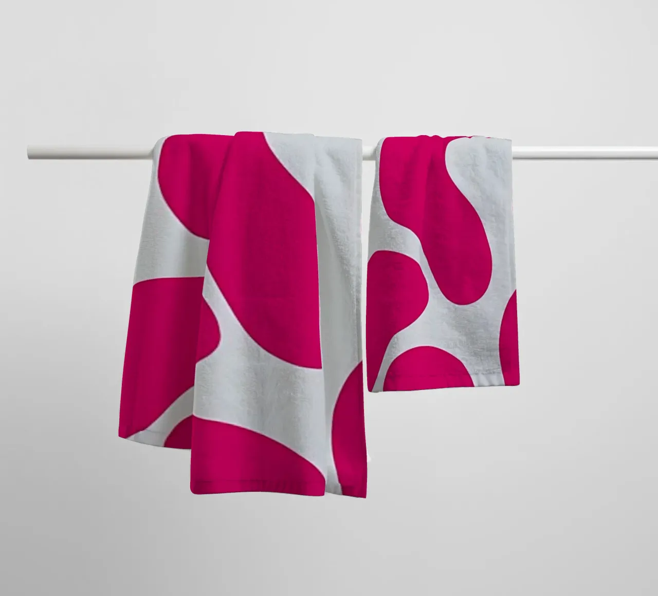 Fiore retrò minimalista 10 asciugamano da bagno da diedrich