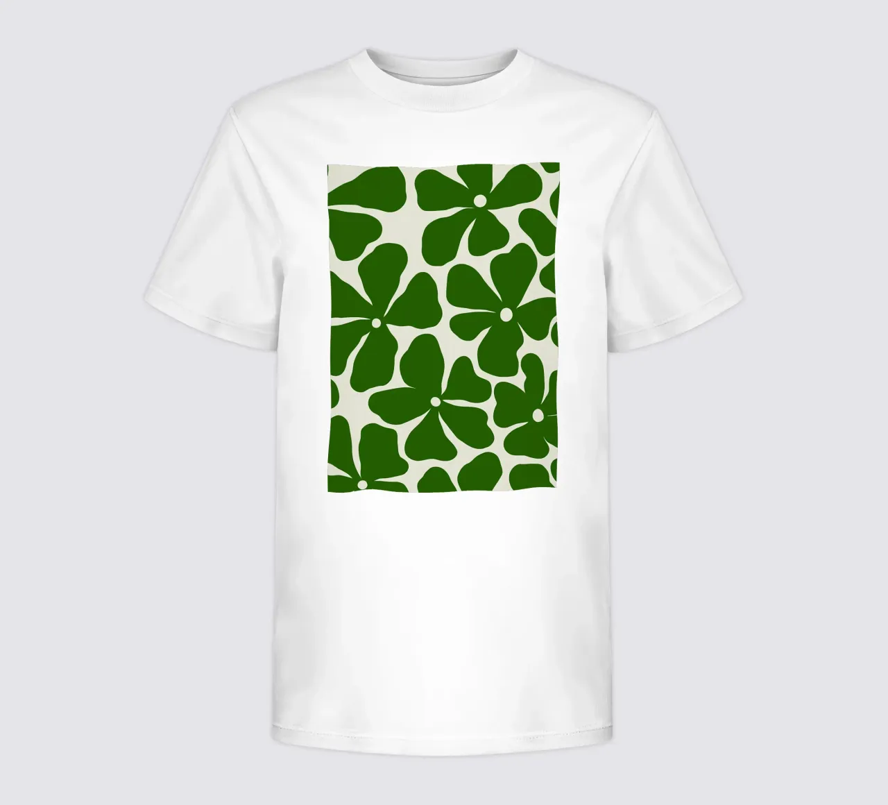 Minimalist Retro Flower 09 kids t-shirt by diedrich