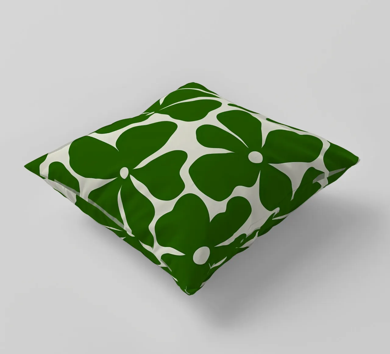 Minimalist Retro Flower 09 decorative cushion by diedrich