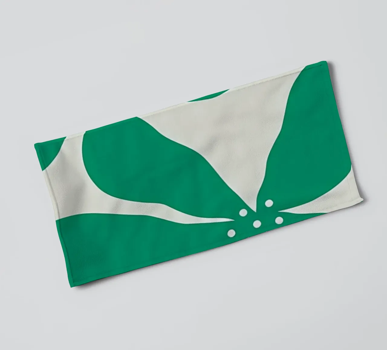 Minimalist Retro Flower 07 towel by diedrich