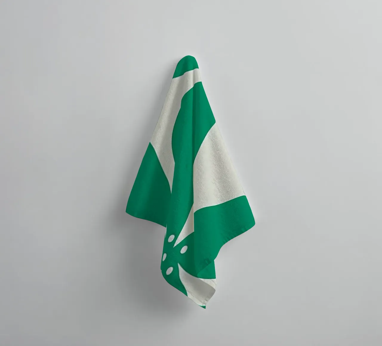 Minimalist Retro Flower 07 towel by diedrich