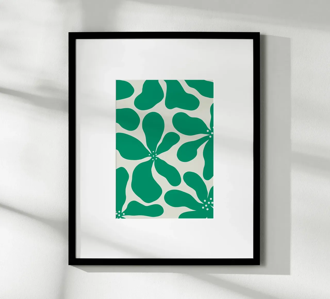 Fiore retrò minimalista 07 poster da diedrich