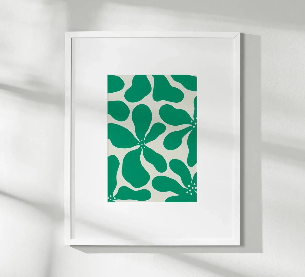 Fiore retrò minimalista 07 poster da diedrich