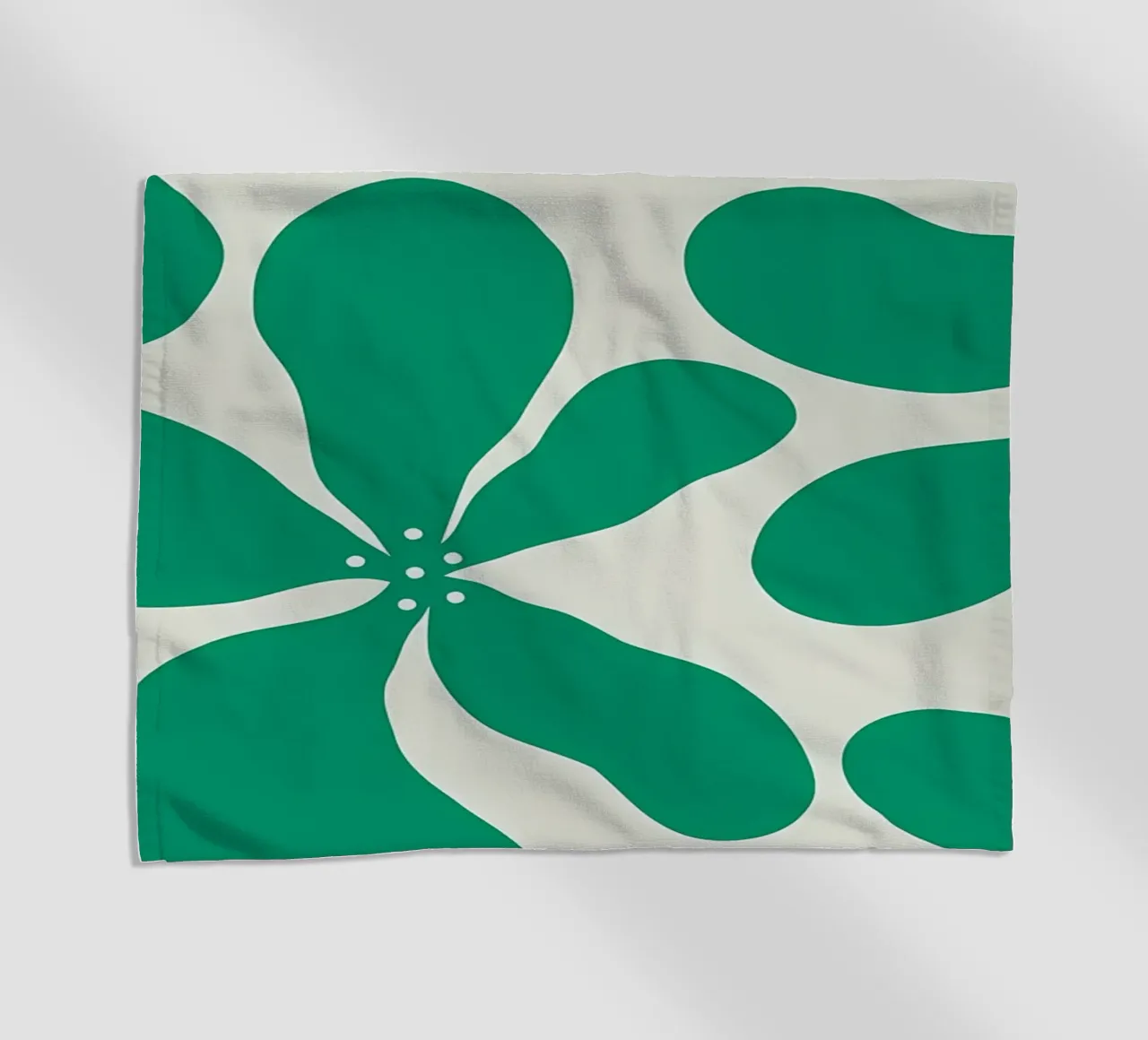 Fiore retrò minimalista 07 telo mare da diedrich