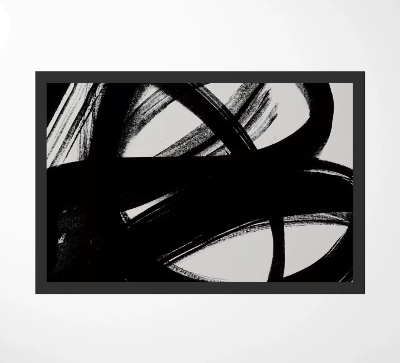 Abstract Brush Strokes 5 felpudo de Mareike Böhmer