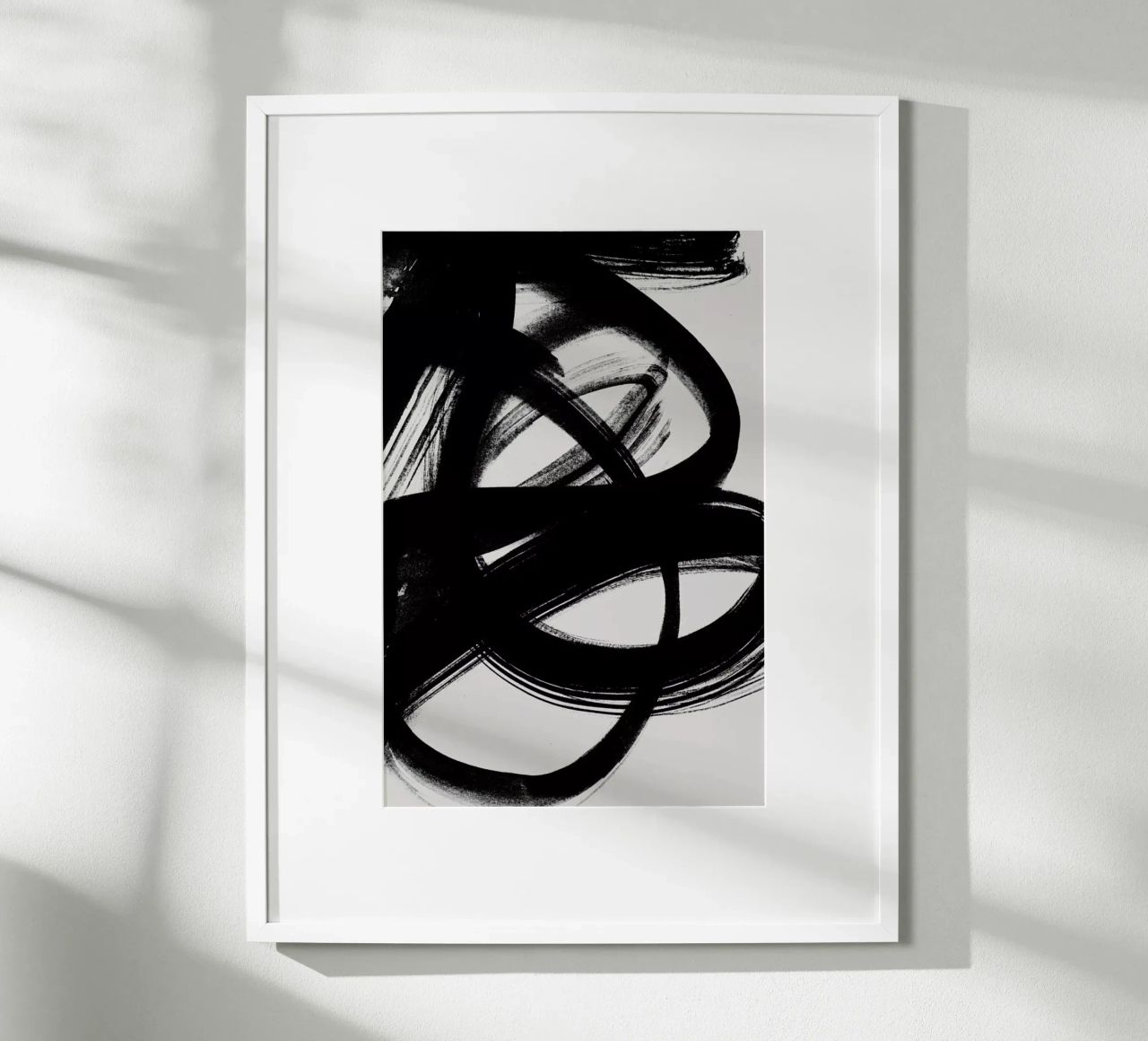 Abstract Brush Strokes 5 Poster von Mareike Böhmer