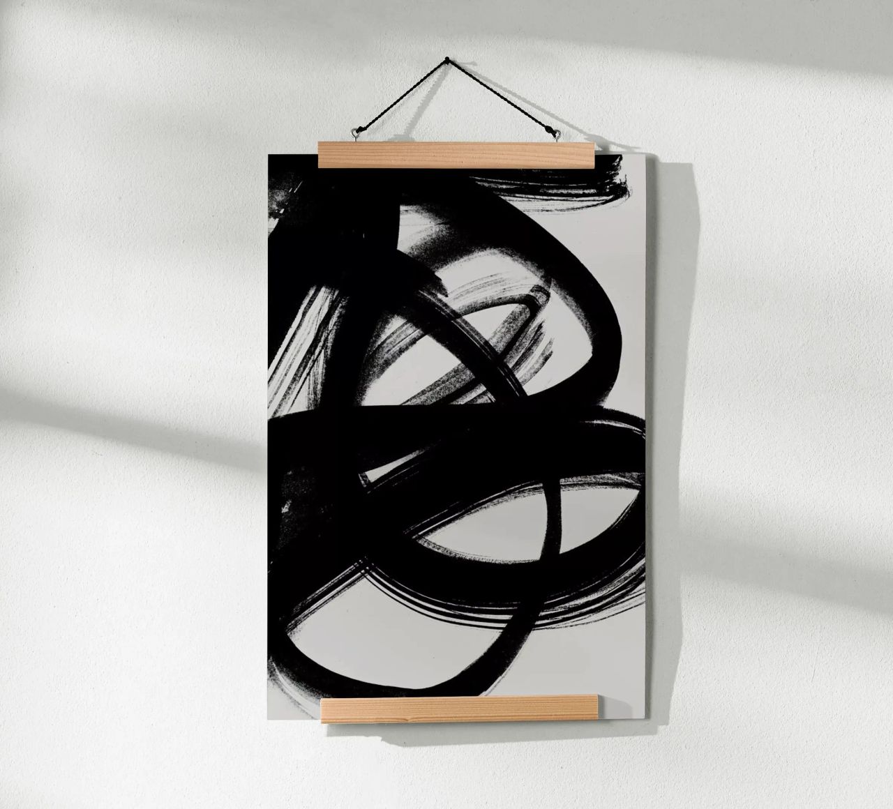 Abstract Brush Strokes 5 Poster von Mareike Böhmer