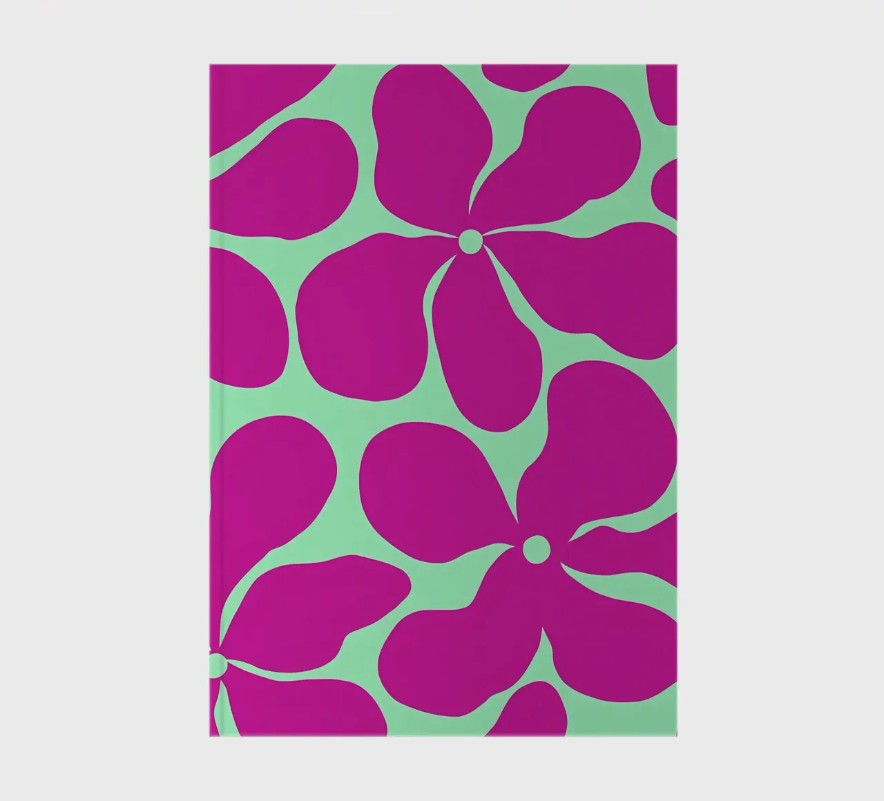 Minimalist Retro Flower 06 notebook by diedrich
