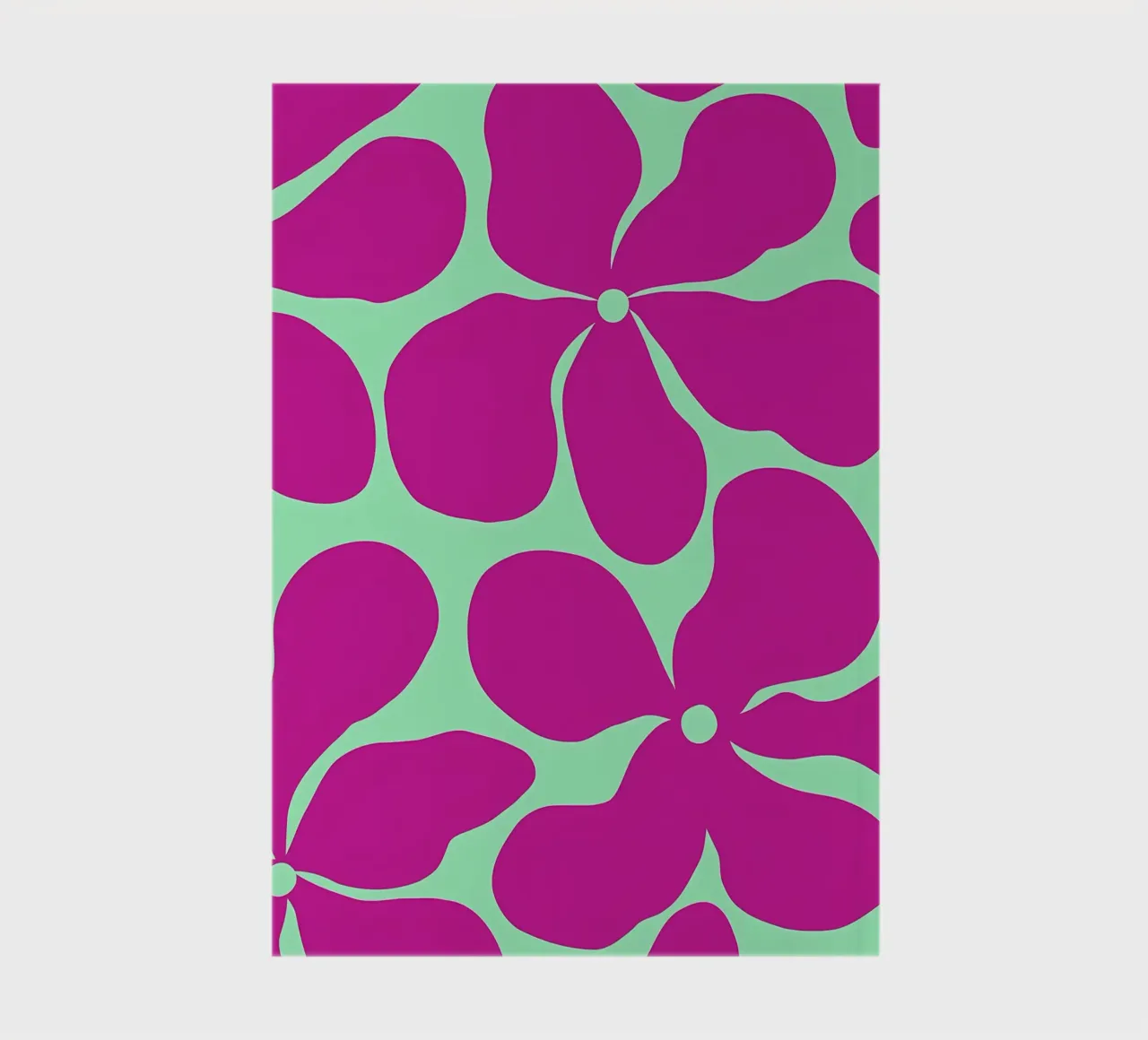 Minimalist Retro Flower 06 notebook by diedrich
